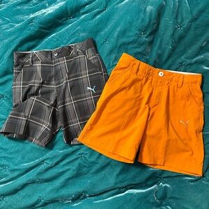 Puma youth golf shorts. Size small.